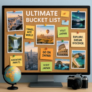 Ultimate Bucket List Travel Vision Board Kit
